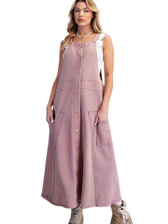 easel Dresses & Skirts - 996: EASEL NWT DRESS DUSTY ROSE (H8)